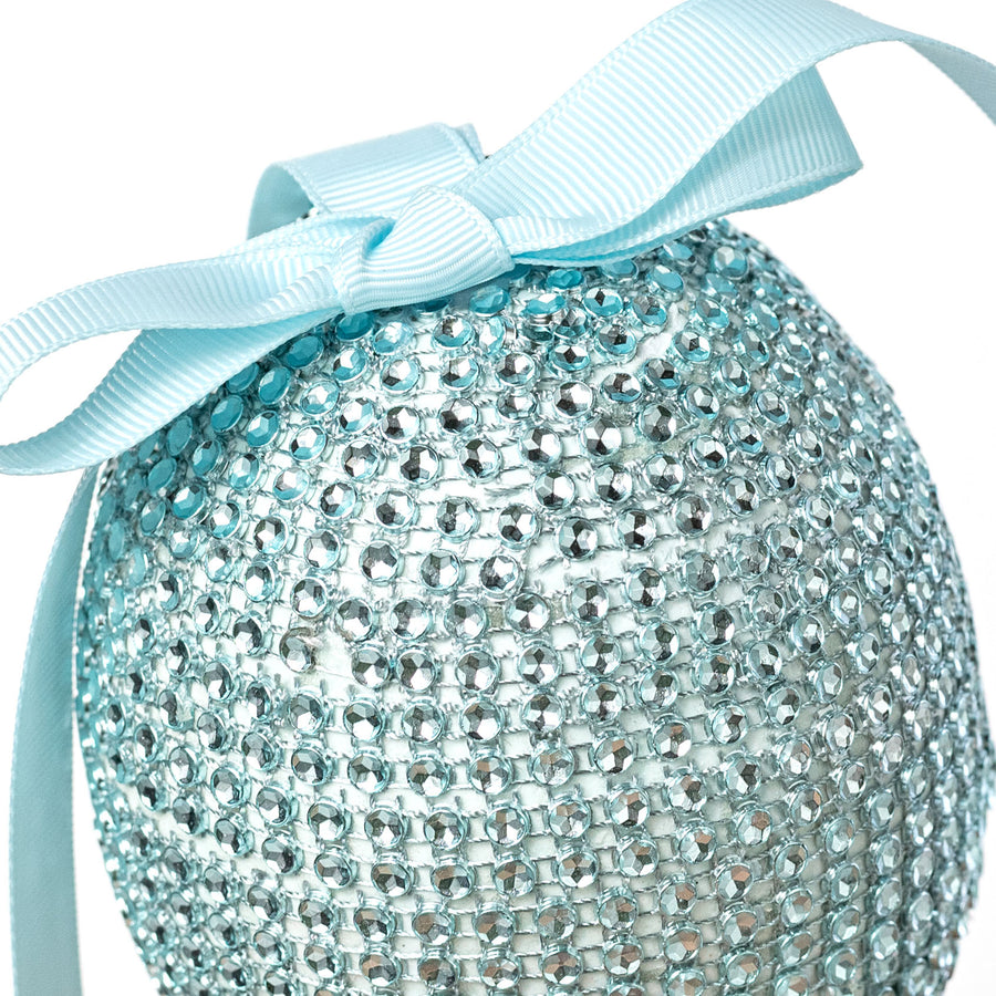 5" Bling Easter Egg Ornament: Blue
