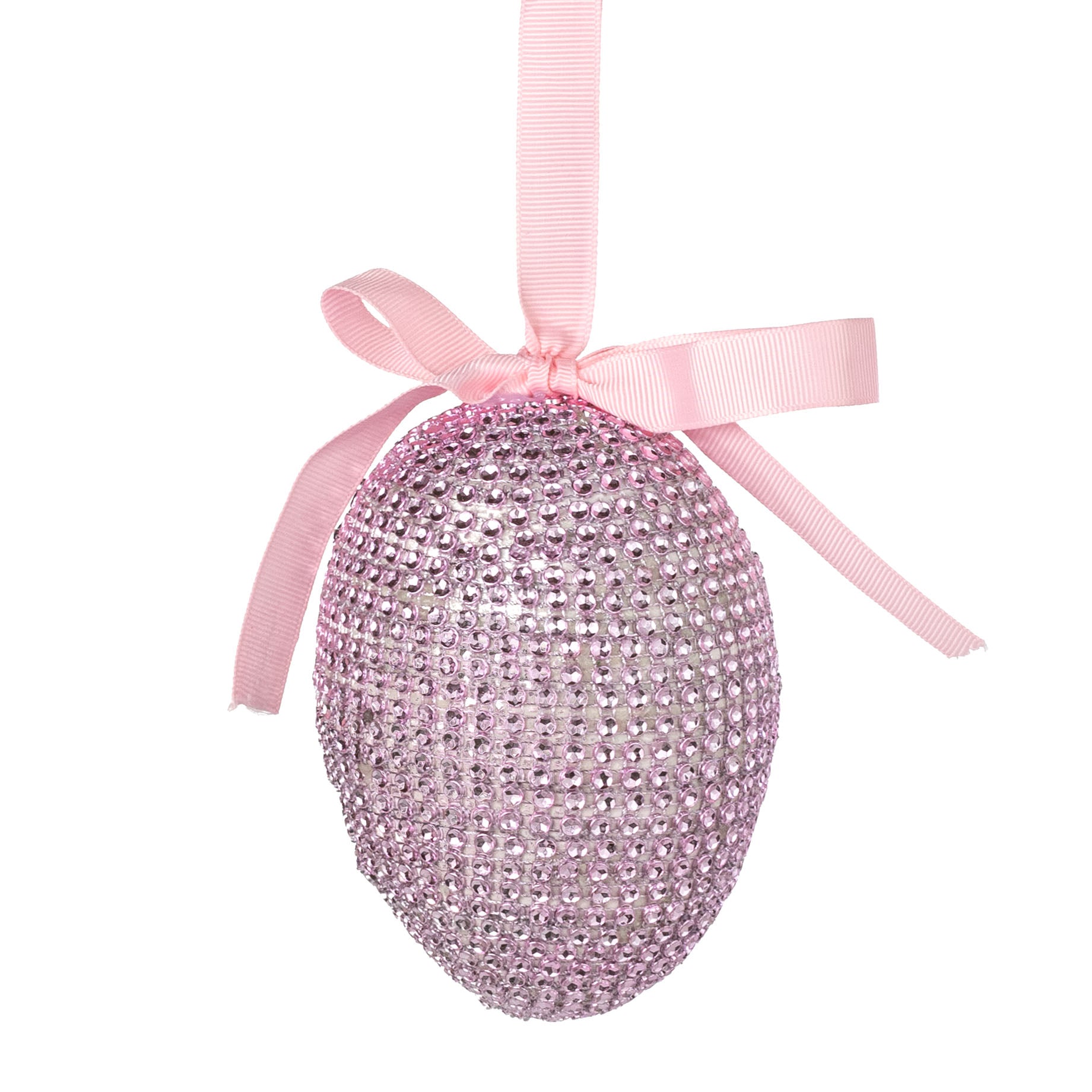 5" Bling Easter Egg Ornament: Pink