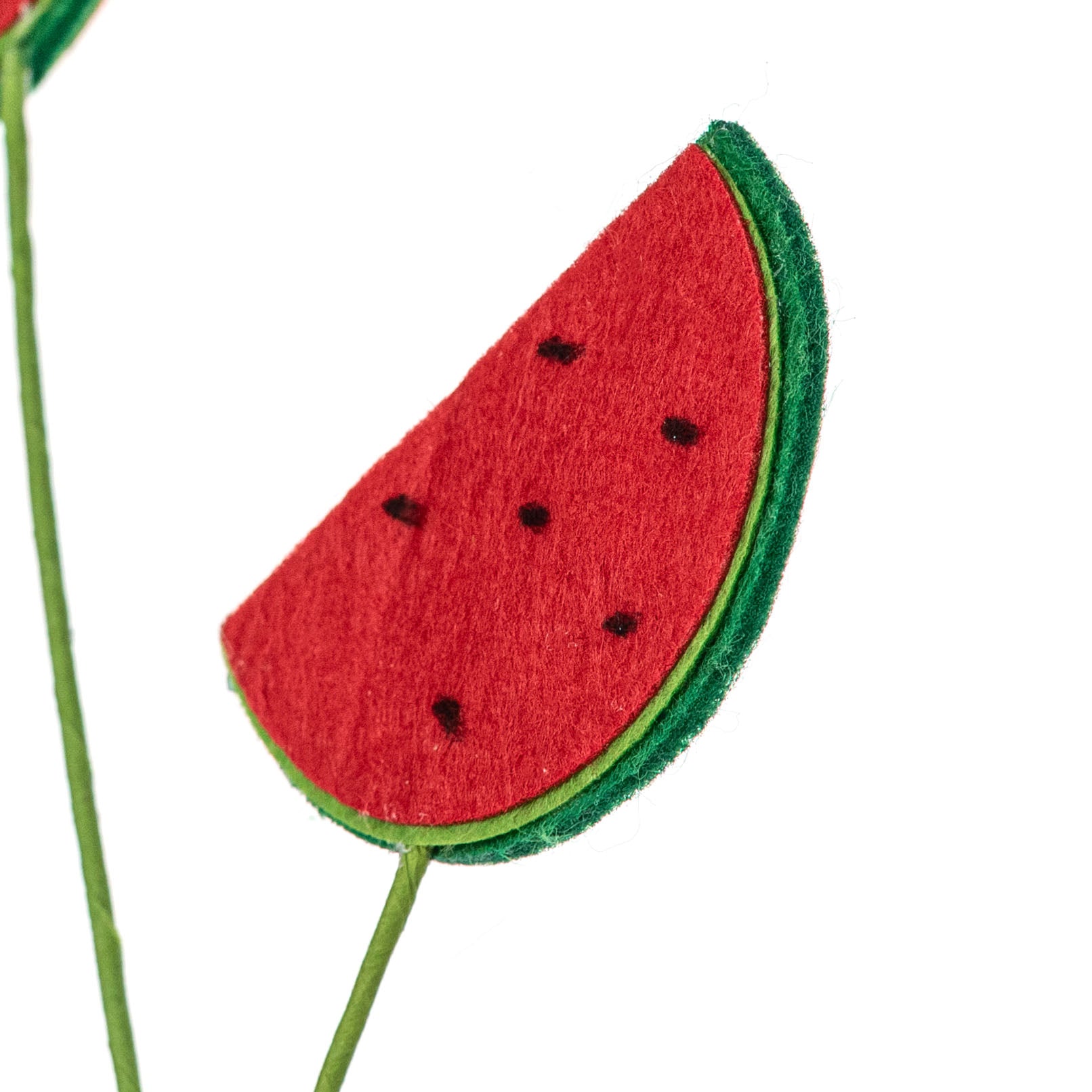 12" Felt Watermelon Slices Pick