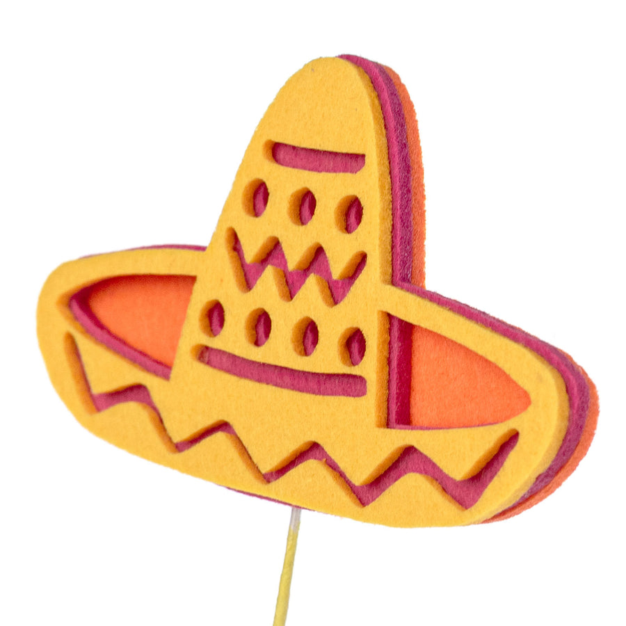30" Felt Fiesta Icons Spray