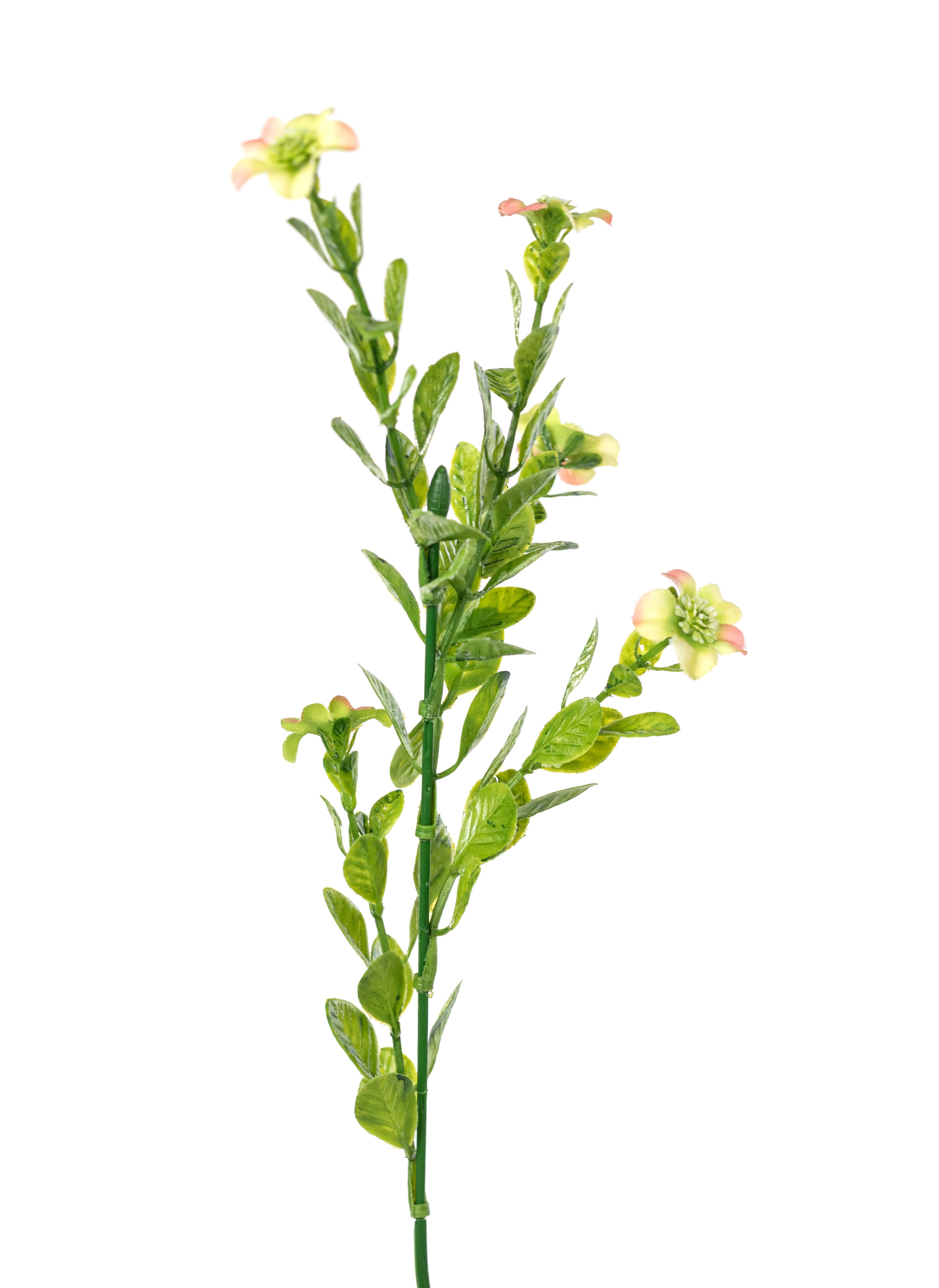 17" Small Flower Filler Bush: Green