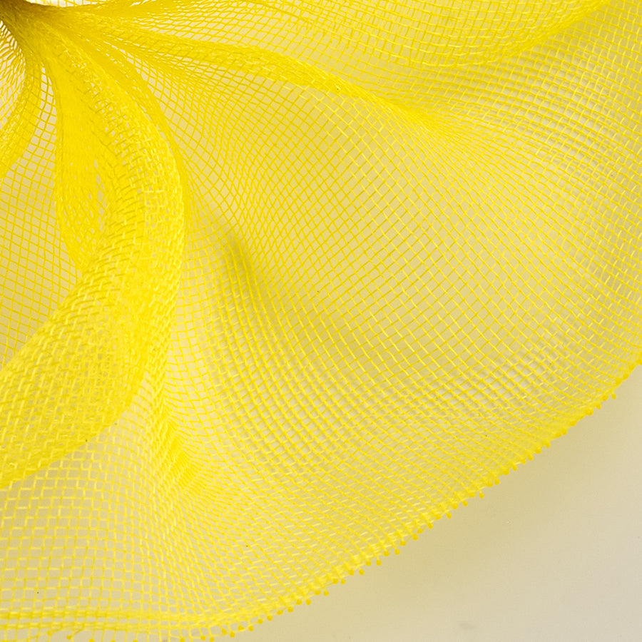 10.5" Square Pre-Cut Fine Weave Deco Mesh Sheets: Yellow (40)
