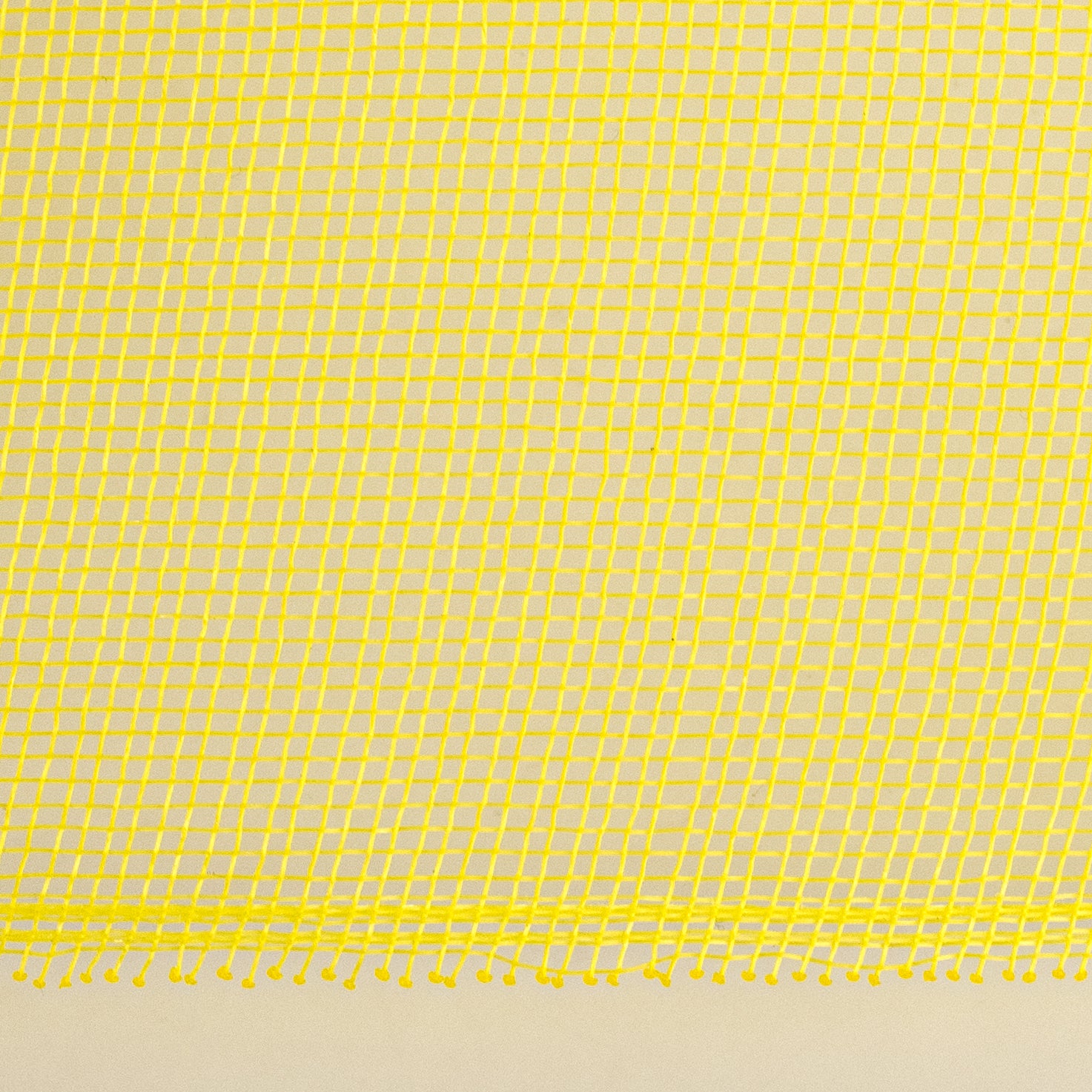 10.5" Square Pre-Cut Fine Weave Deco Mesh Sheets: Yellow (40)