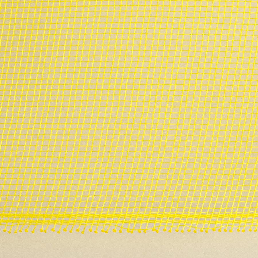 10.5" Square Pre-Cut Fine Weave Deco Mesh Sheets: Yellow (40)