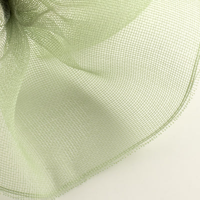 10.5" Square Pre-Cut Fine Weave Deco Mesh Sheets: Sage Green (40)