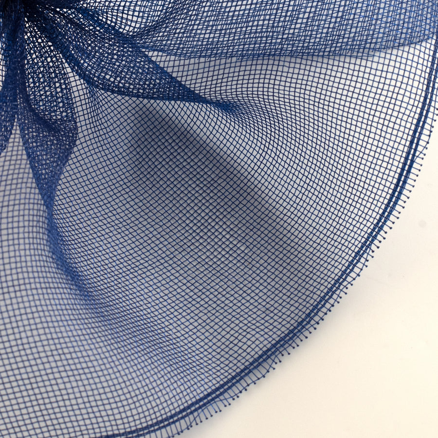 10.5" Square Pre-Cut Fine Weave Deco Mesh Sheets: Navy Blue (40)