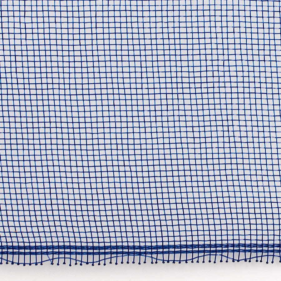10.5" Square Pre-Cut Fine Weave Deco Mesh Sheets: Navy Blue (40)