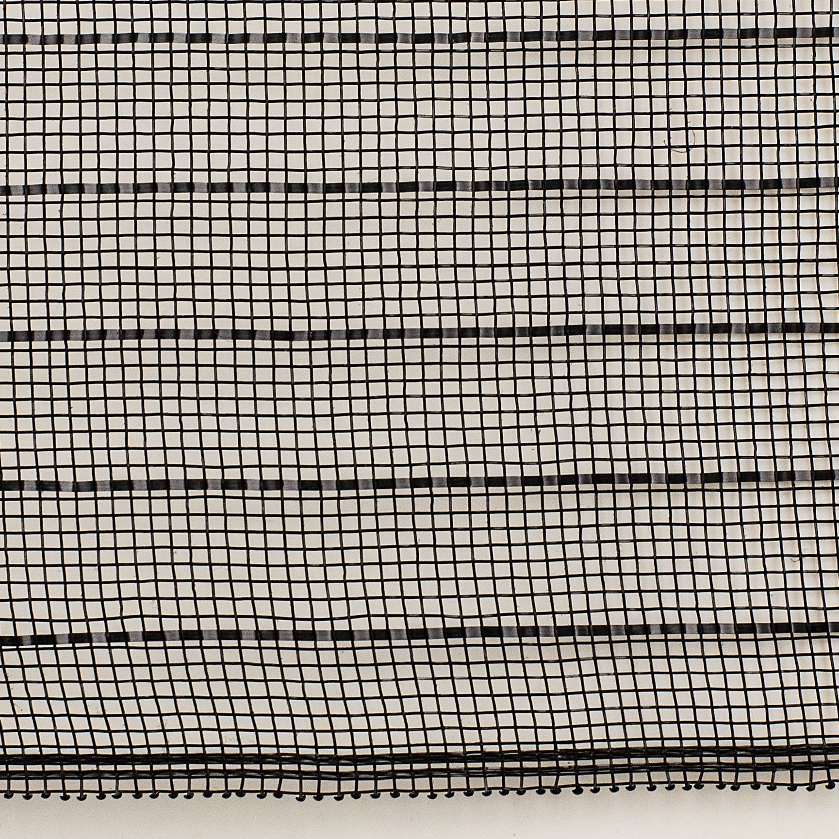 10.5" Square Pre-Cut Fine Weave Deco Mesh Sheets: Metallic Black (40)