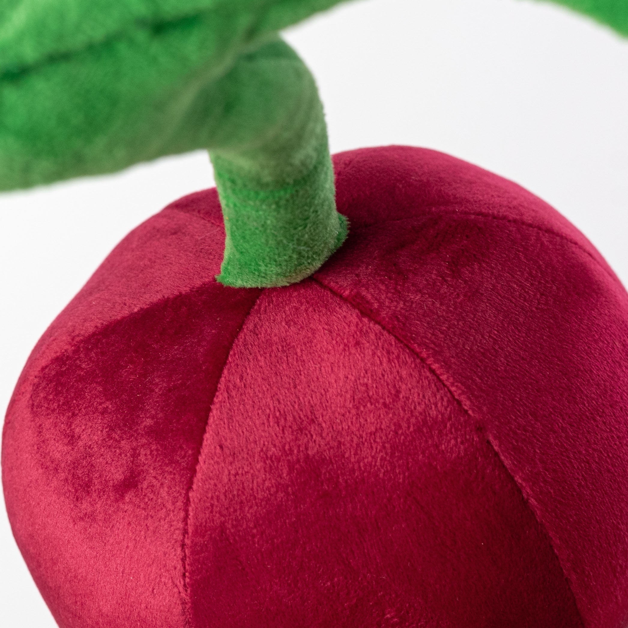 11" Plush Cherries Decoration
