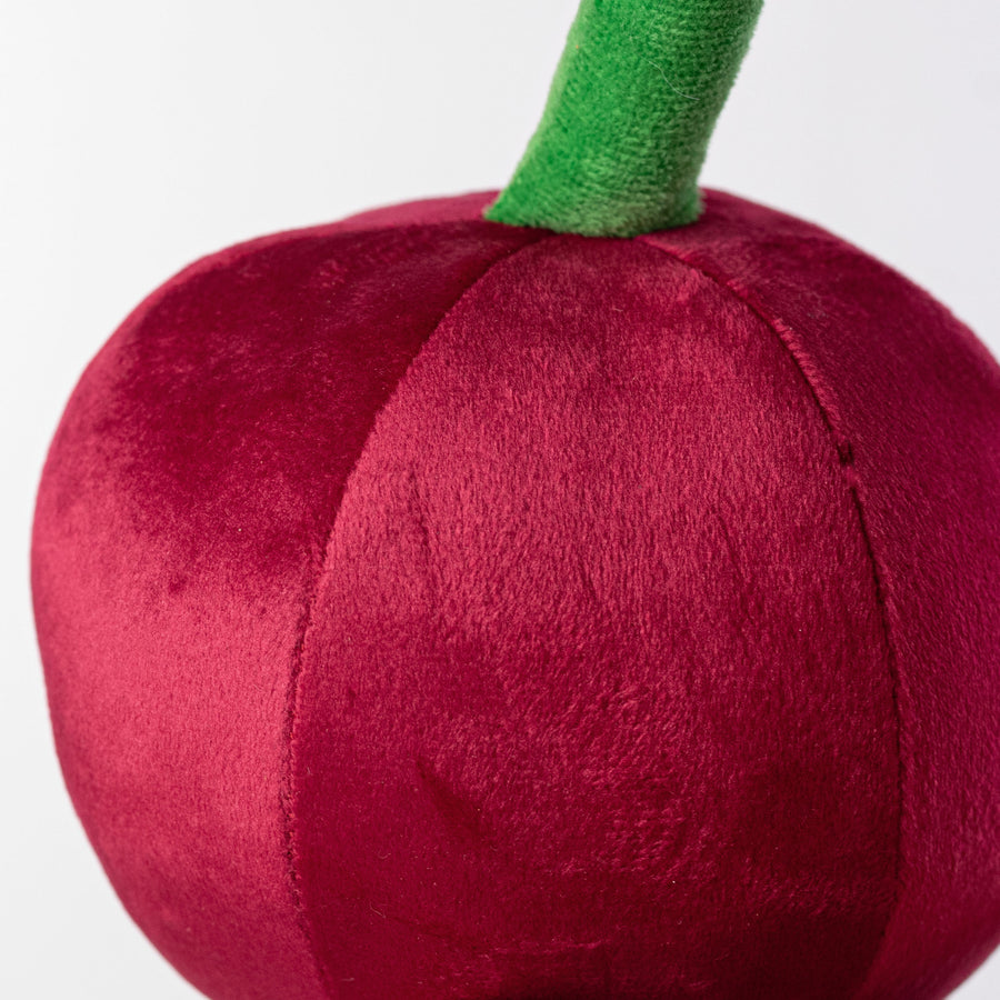 11" Plush Cherries Decoration