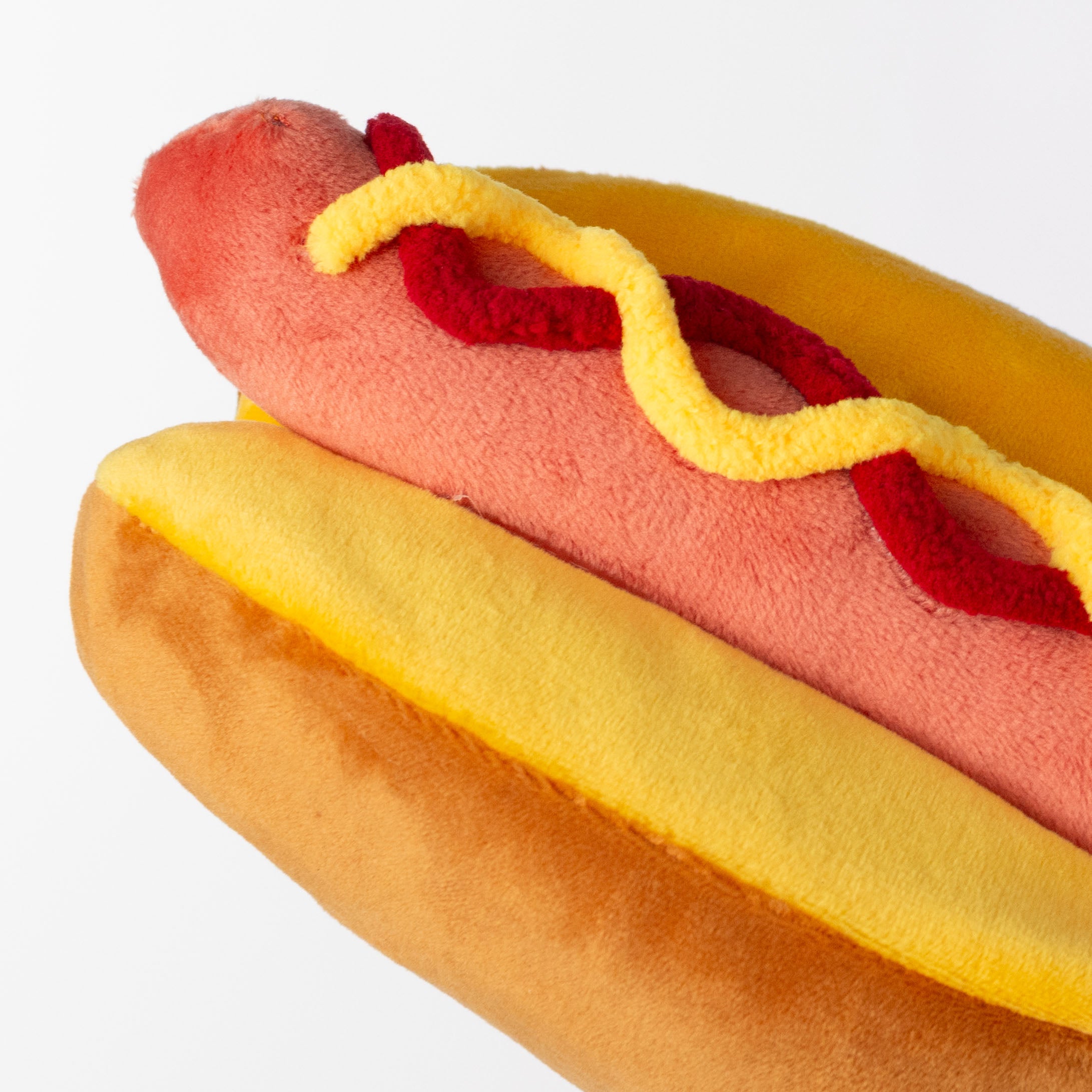 8" Plush Hot Dog Decoration