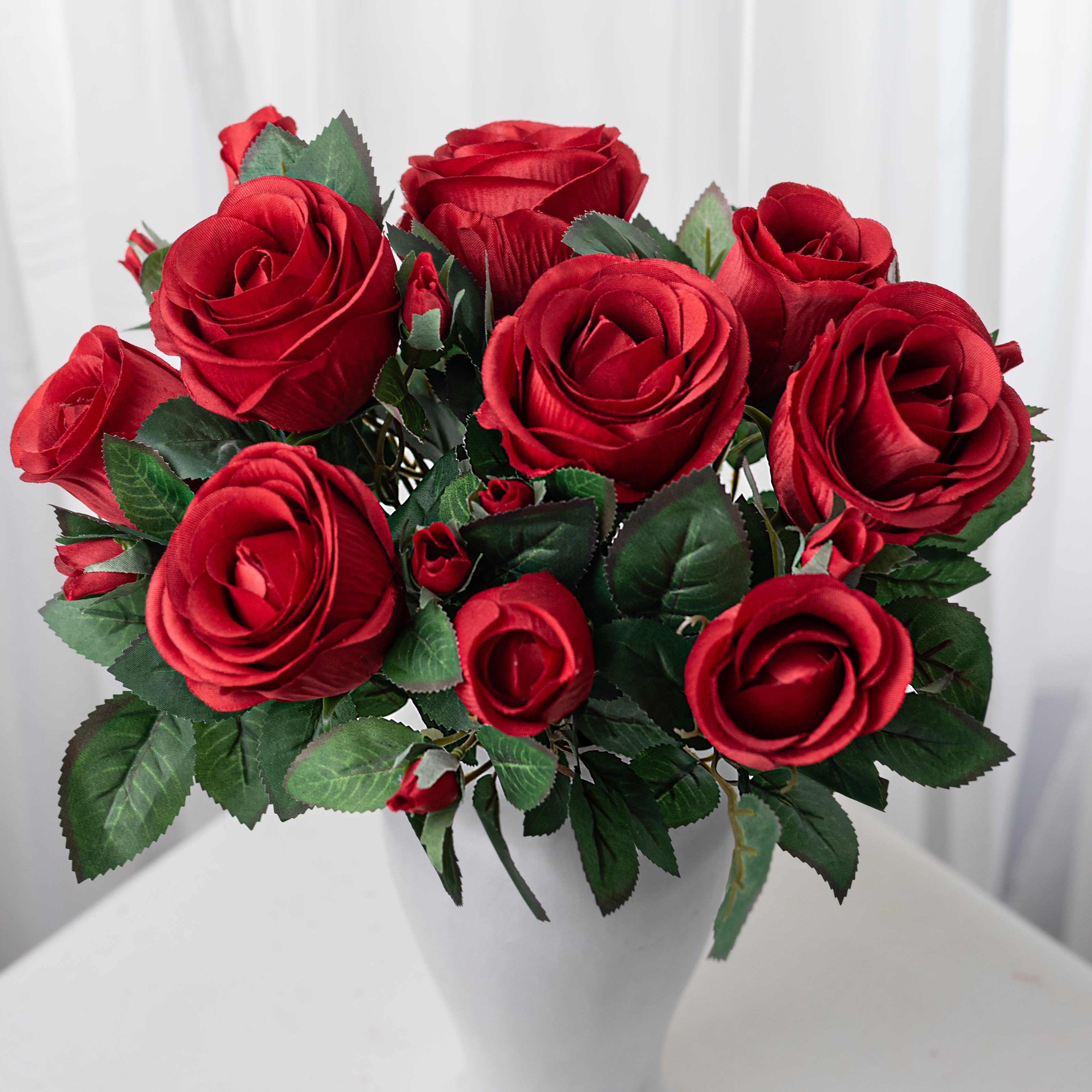 18" Harper Rose Bush: Red (10 Stem)