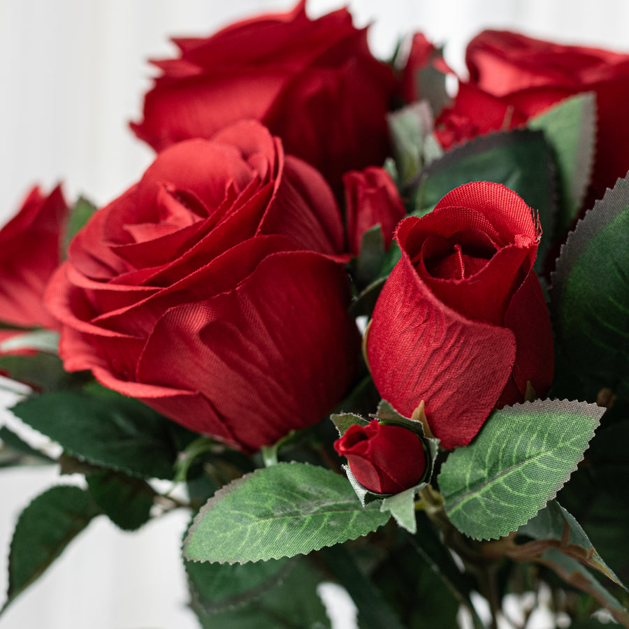 18" Harper Rose Bush: Red (10 Stem)