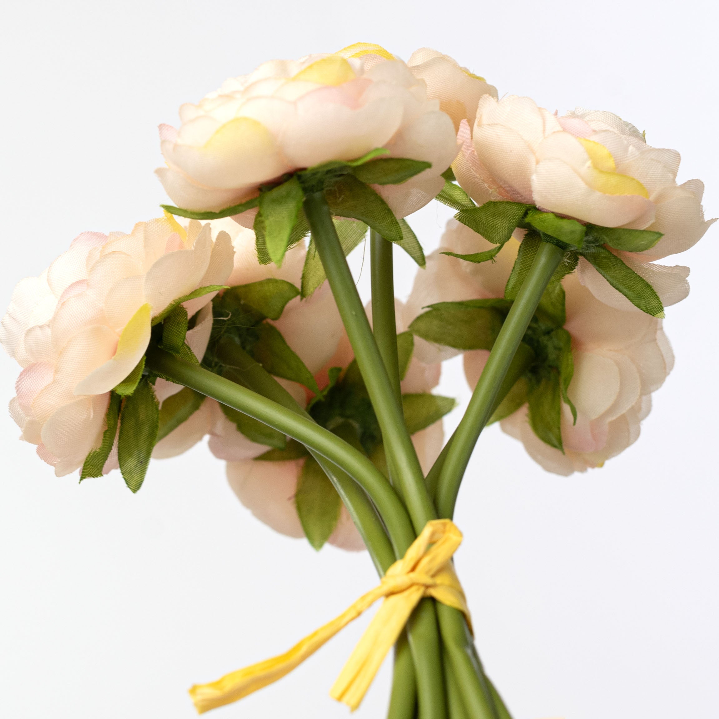 9" Ranunculus Bundle: Blush Pink