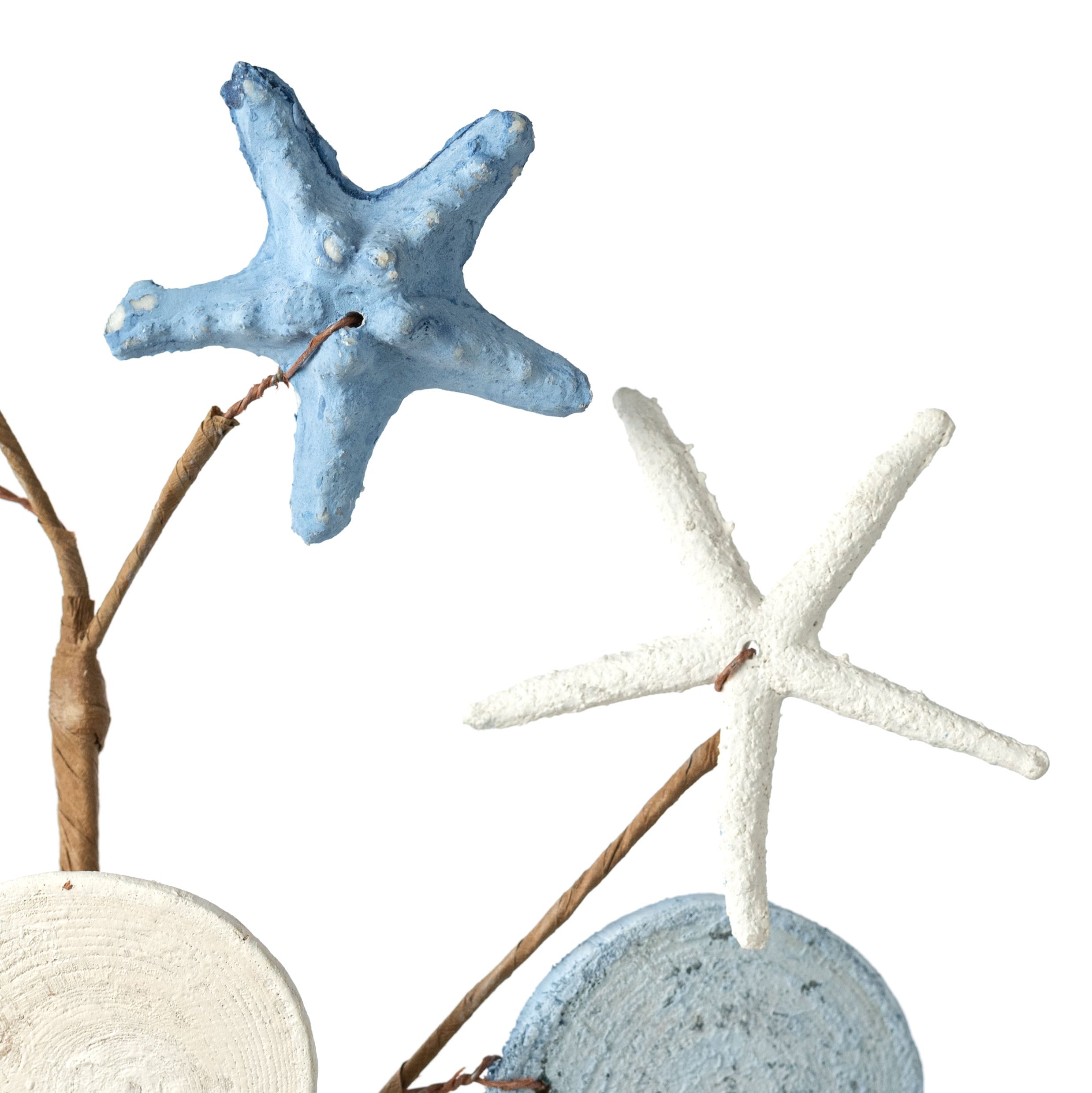 28" Starfish, Sand Dollar & Seashells Coastal Spray