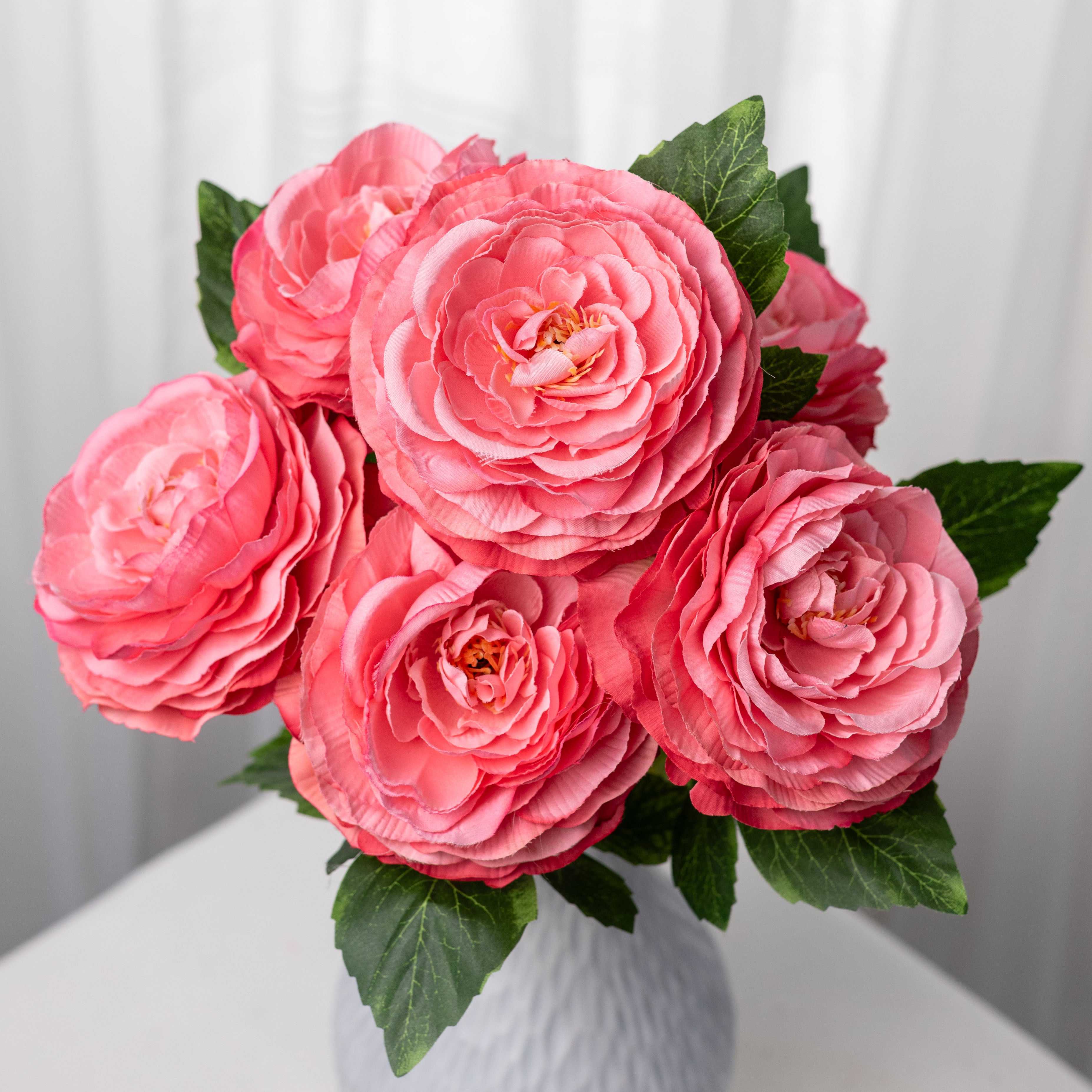 19" Ranunculus Bush: Hot Pink (6 Stem)