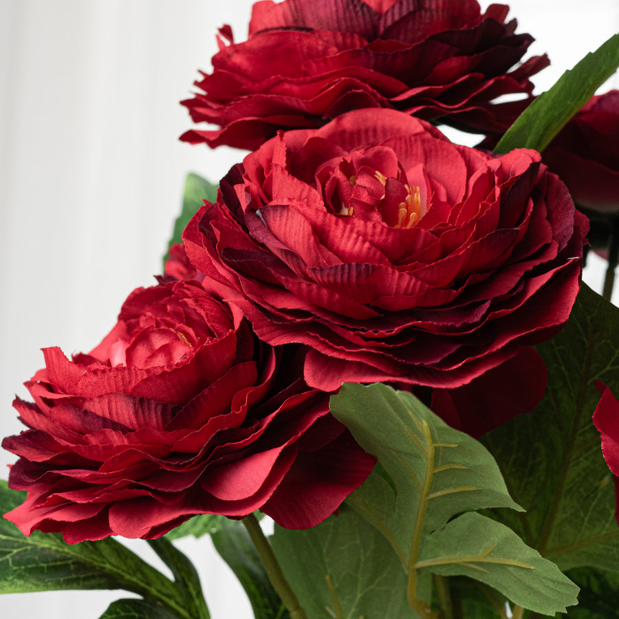19" Ranunculus Bush: Red (6 Stem)