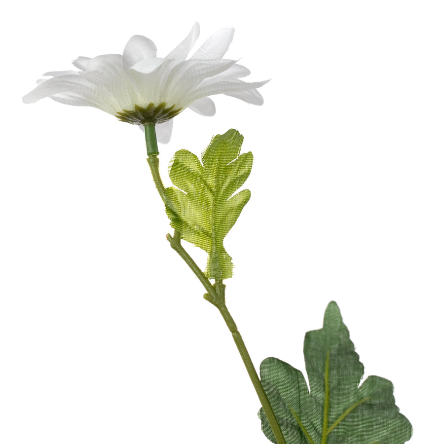 12" Daisy Spray: White