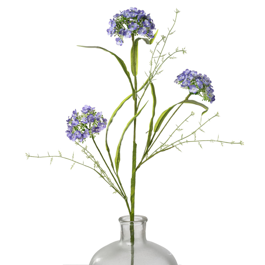 31" Snowball Viburnum Spray: Lavender