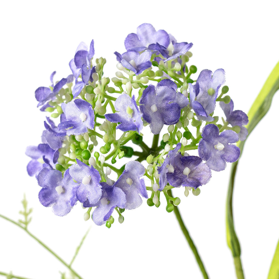 31" Snowball Viburnum Spray: Lavender