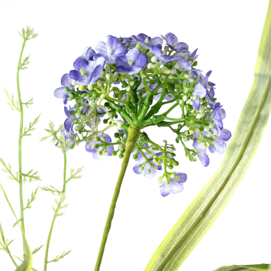 31" Snowball Viburnum Spray: Lavender