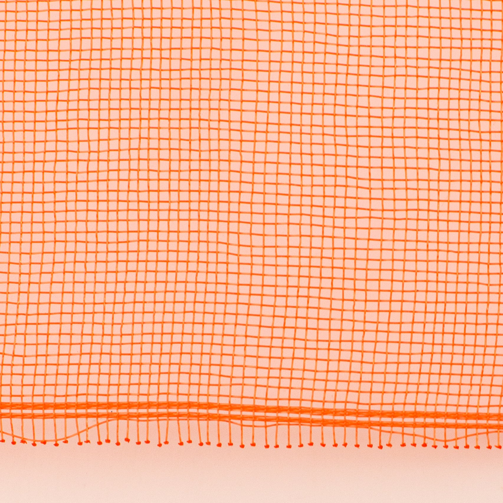 10.5" Square Pre-Cut Fine Weave Deco Mesh Sheets: Orange (40)