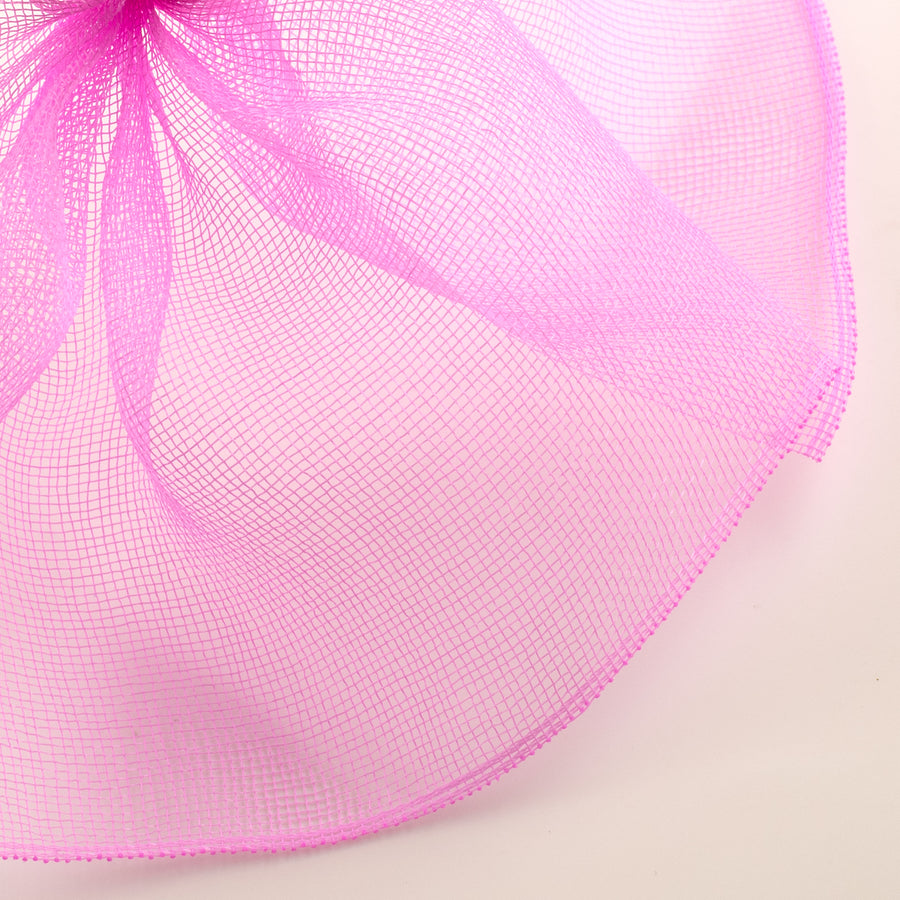 10.5" Square Pre-Cut Fine Weave Deco Mesh Sheets: Pink (40)