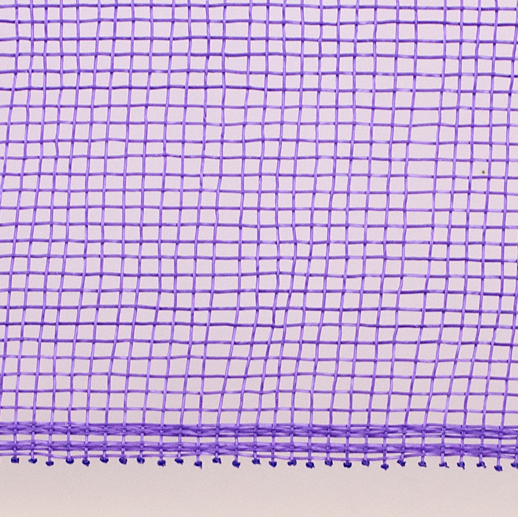 10.5" Square Pre-Cut Fine Weave Deco Mesh Sheets: Purple (40)