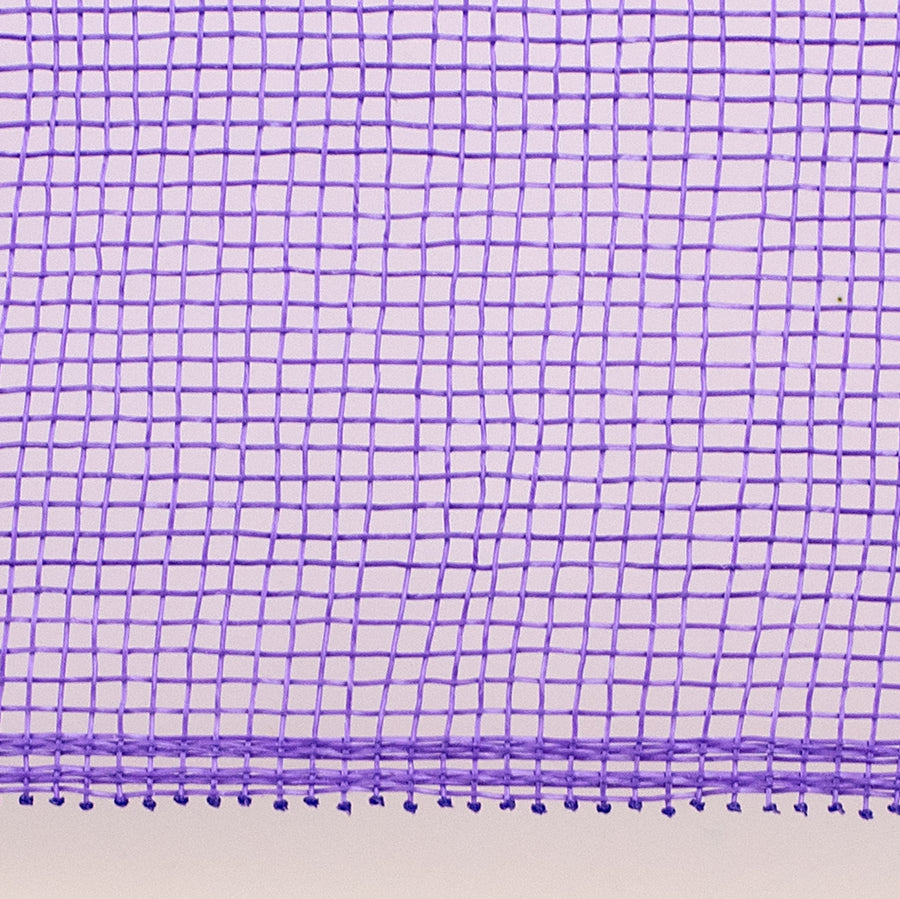 10.5" Square Pre-Cut Fine Weave Deco Mesh Sheets: Purple (40)