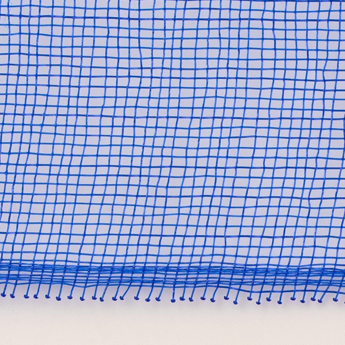 10.5" Square Pre-Cut Fine Weave Deco Mesh Sheets: Royal Blue (40)