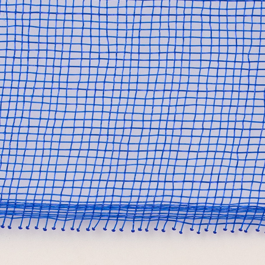 10.5" Square Pre-Cut Fine Weave Deco Mesh Sheets: Royal Blue (40)