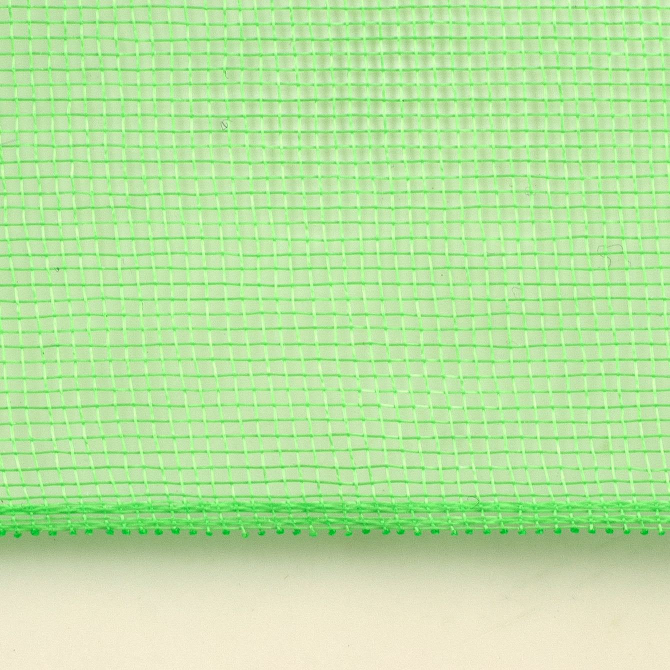 10.5" Square Pre-Cut Fine Weave Deco Mesh Sheets: Lime Green (40)