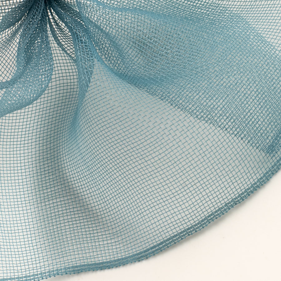 10.5" Square Pre-Cut Fine Weave Deco Mesh Sheets: Smoke Blue (40)