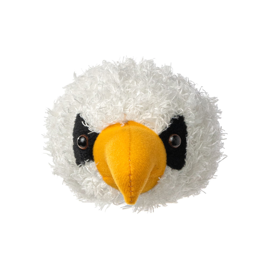 4.5" Plush Bald Eagle Head Decoration