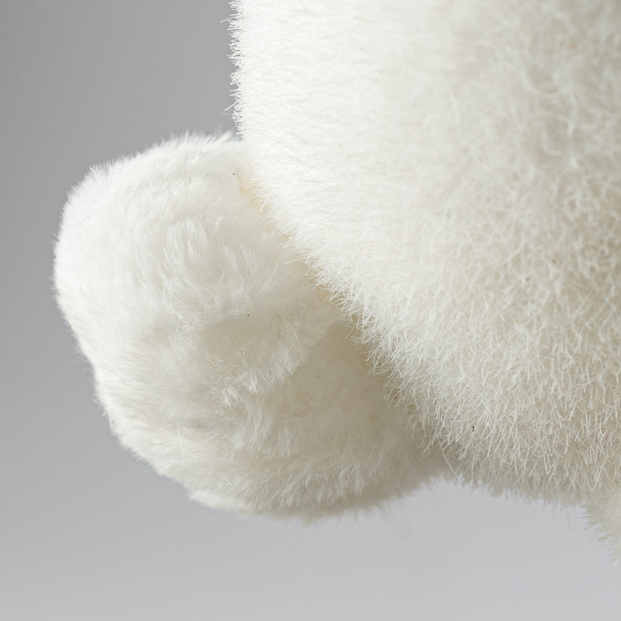 20" Flocked Easter Rabbit: White