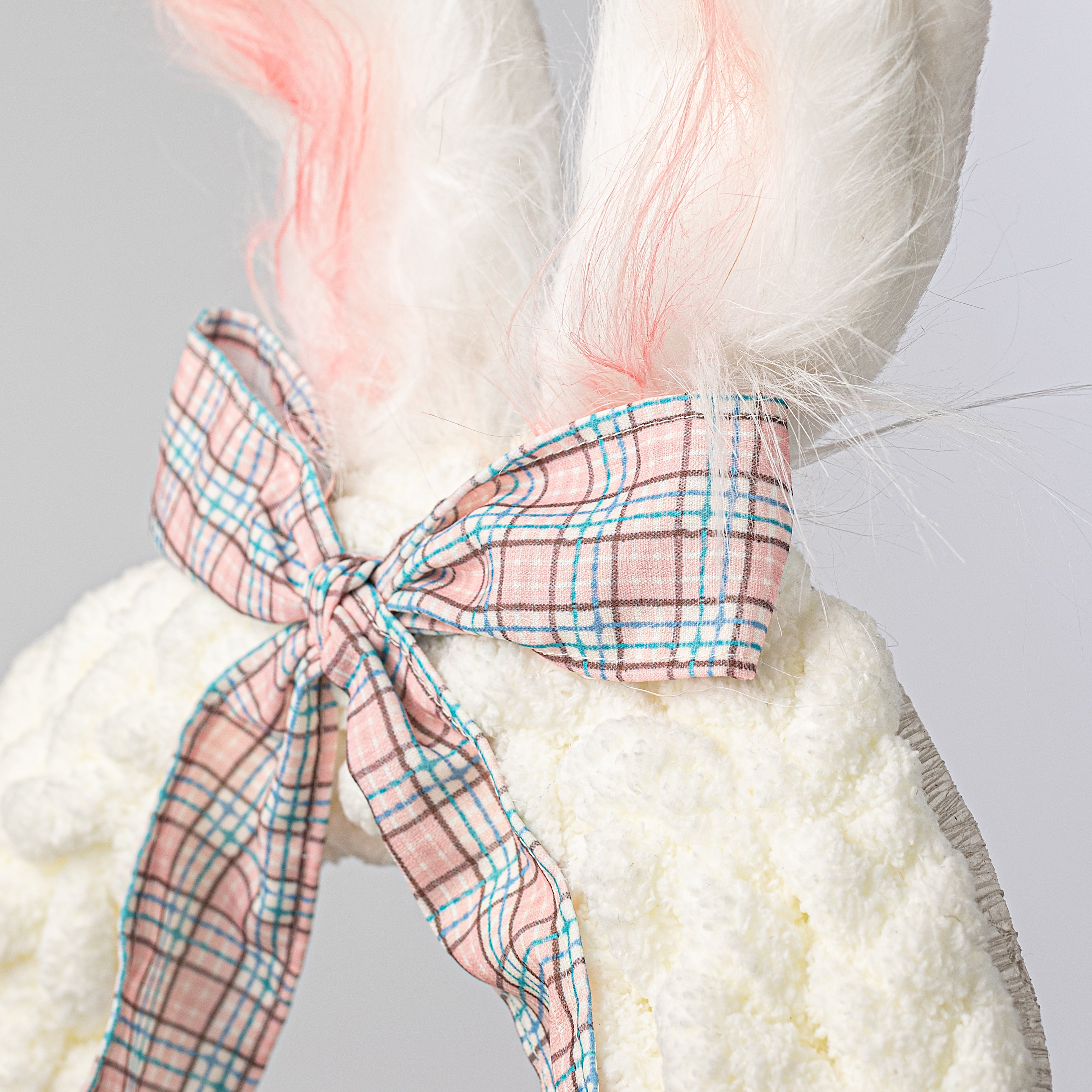 15" x 25" Chenille Easter Bunny Ears Wreath