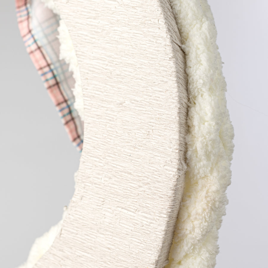 15" x 25" Chenille Easter Bunny Ears Wreath