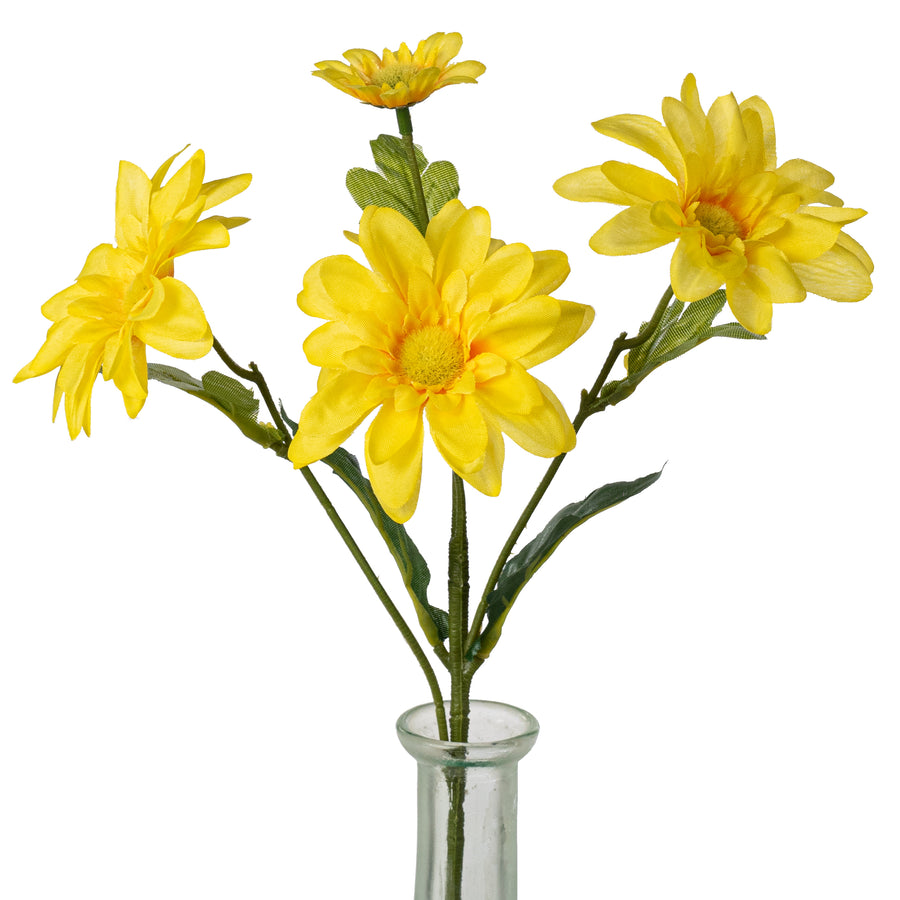 12" Daisy Spray: Yellow