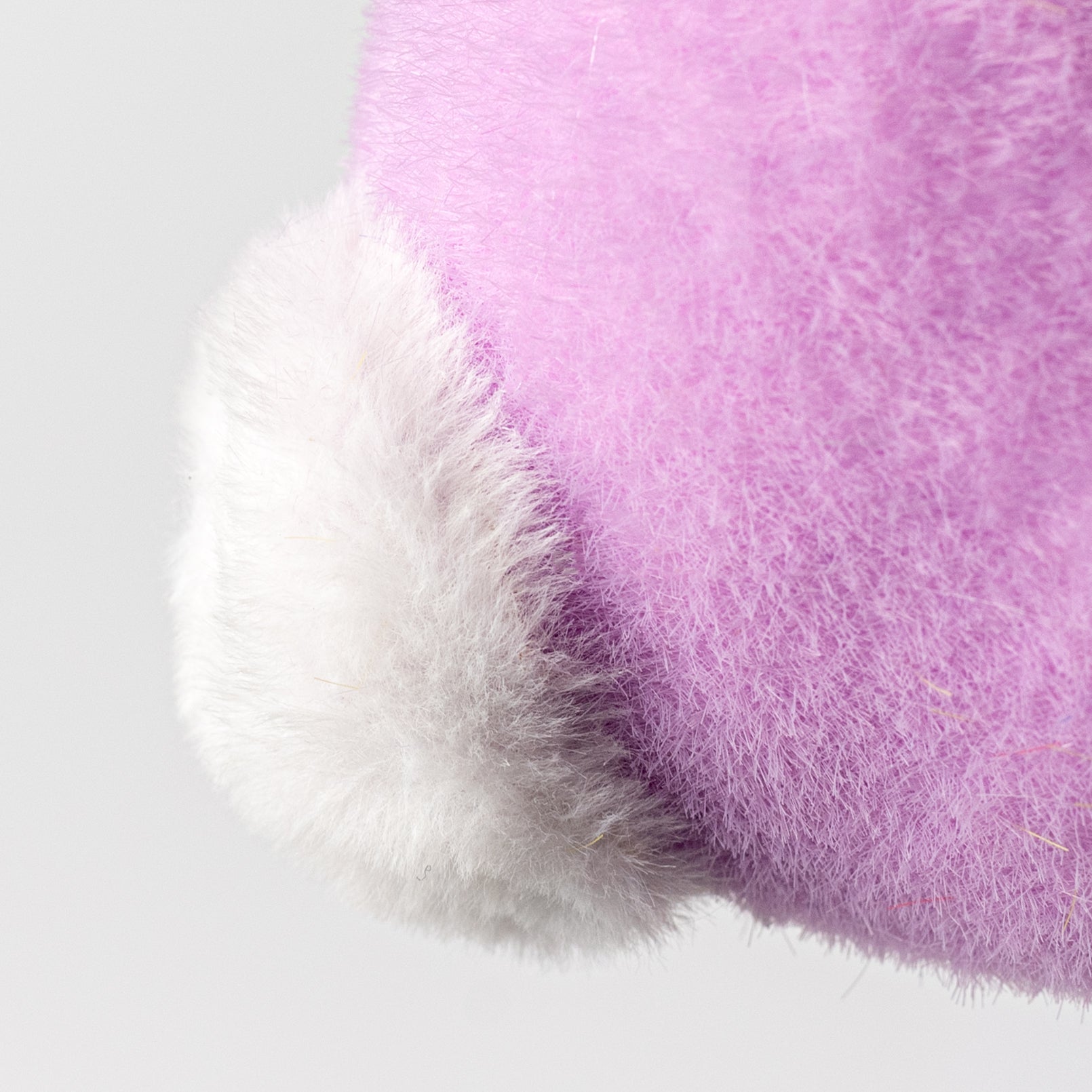11" Flocked Easter Rabbit: Lavender Purple