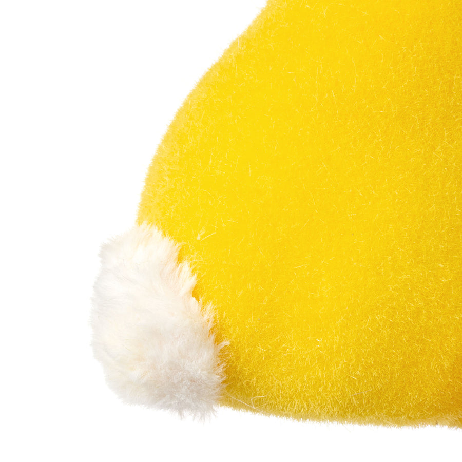 11" Flocked Easter Rabbit: Lemon Yellow
