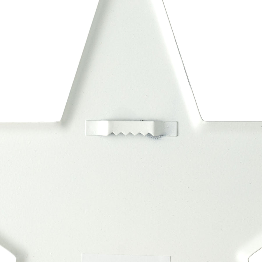 10" Embossed Metal Sign: Patriotic Stars & Stripes Star