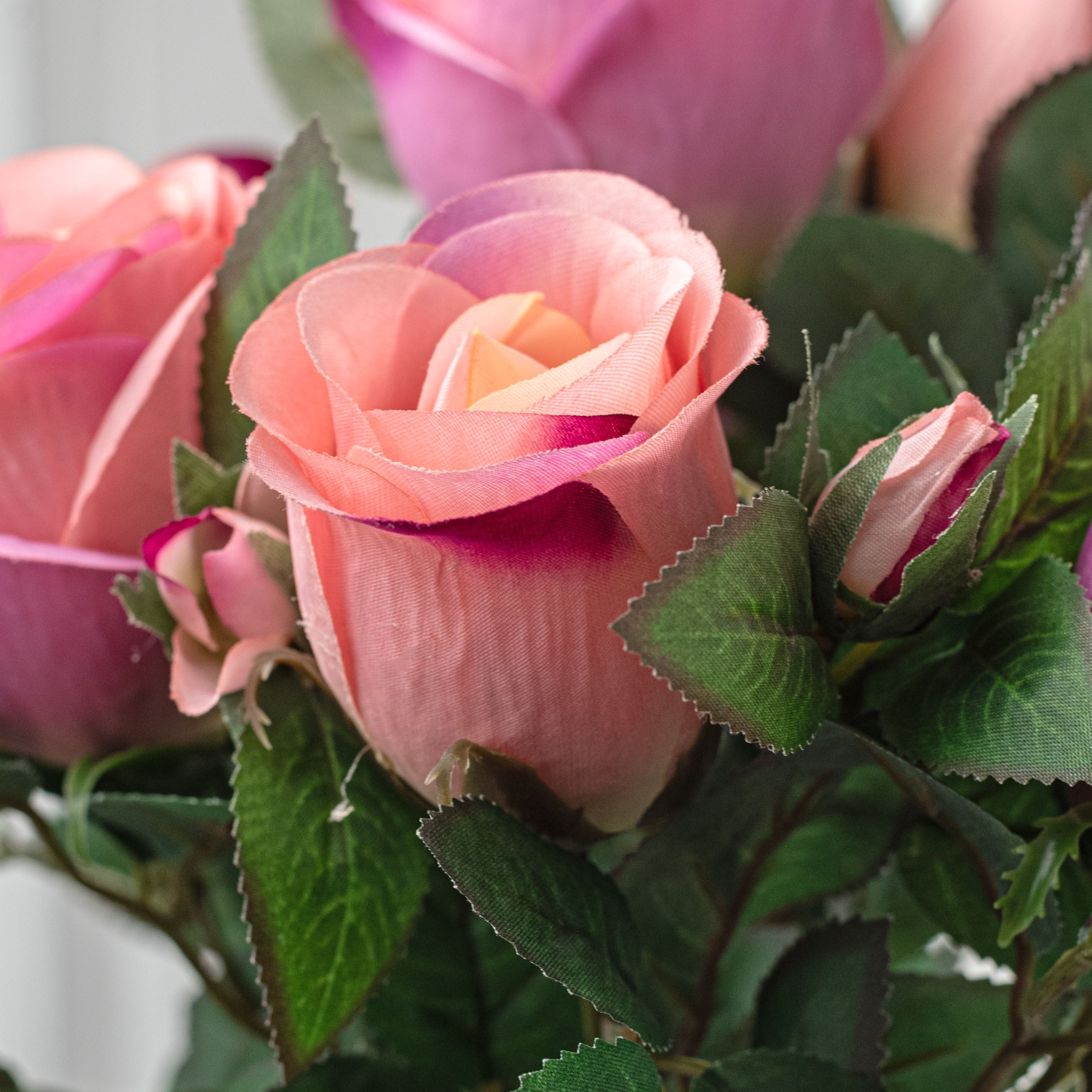 18" Harper Rose Bush: Mauve Pink (10 Stem)