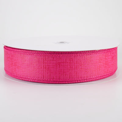 1.5" Embossed Crosshatch Breeze Ribbon: Hot Pink (50 Yards)