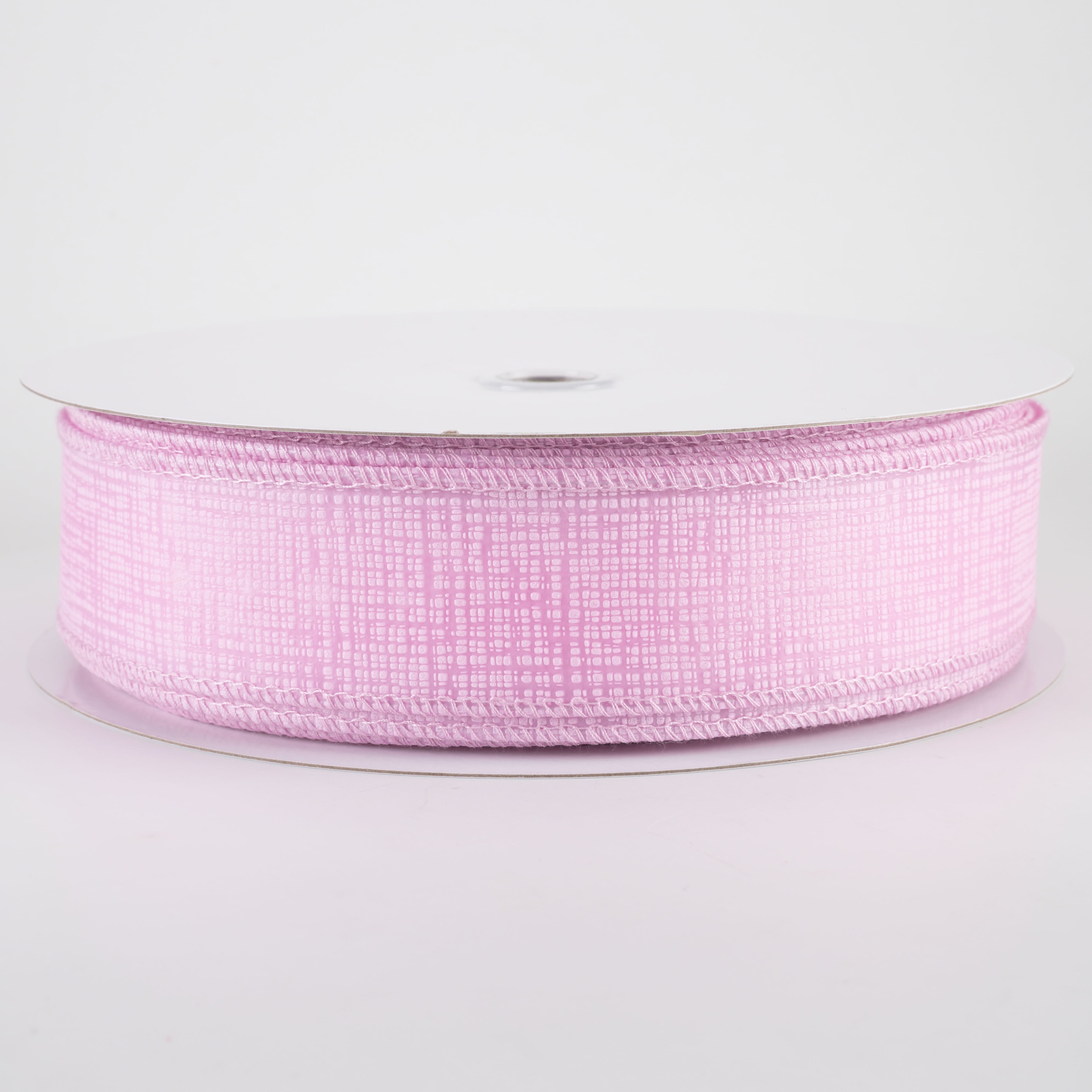 1.5" Embossed Crosshatch Breeze Ribbon: Pink (50 Yards)