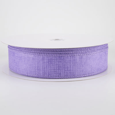 1.5" Embossed Crosshatch Breeze Ribbon: Lilac Purple (50 Yards)
