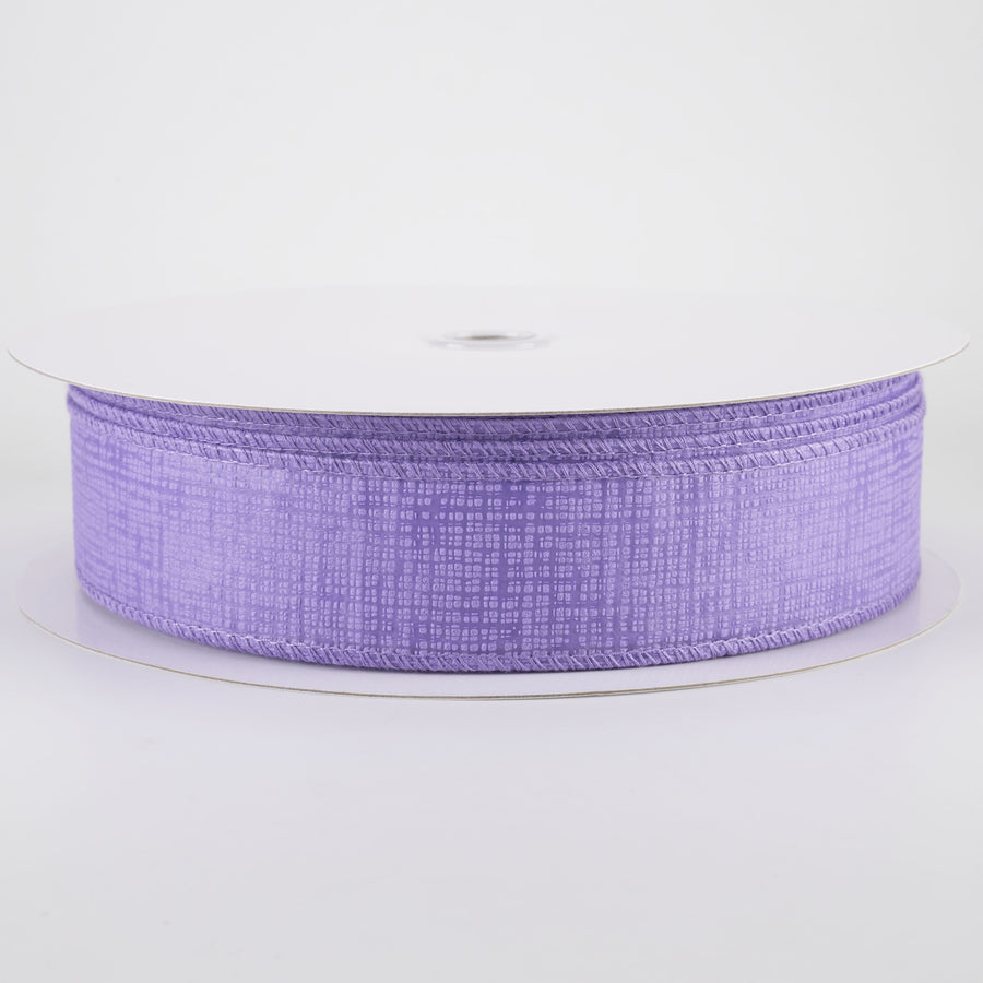 1.5" Embossed Crosshatch Breeze Ribbon: Lilac Purple (50 Yards)