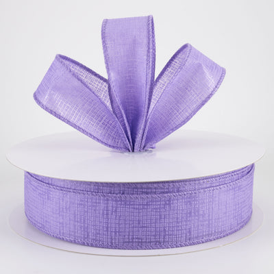 1.5" Embossed Crosshatch Breeze Ribbon: Lilac Purple (50 Yards)