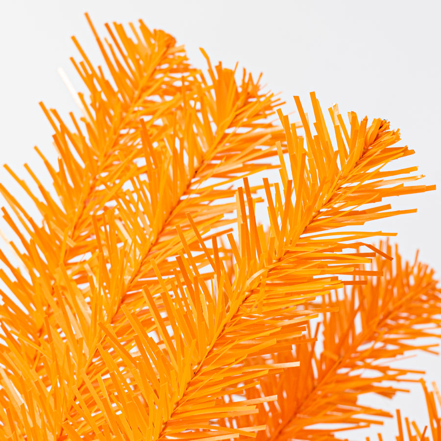 24" Pine Teardrop Swag: Orange (55 Tips)