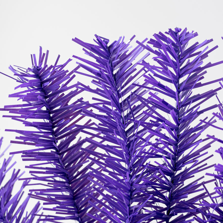 24" Pine Teardrop Swag: Purple (55 Tips)