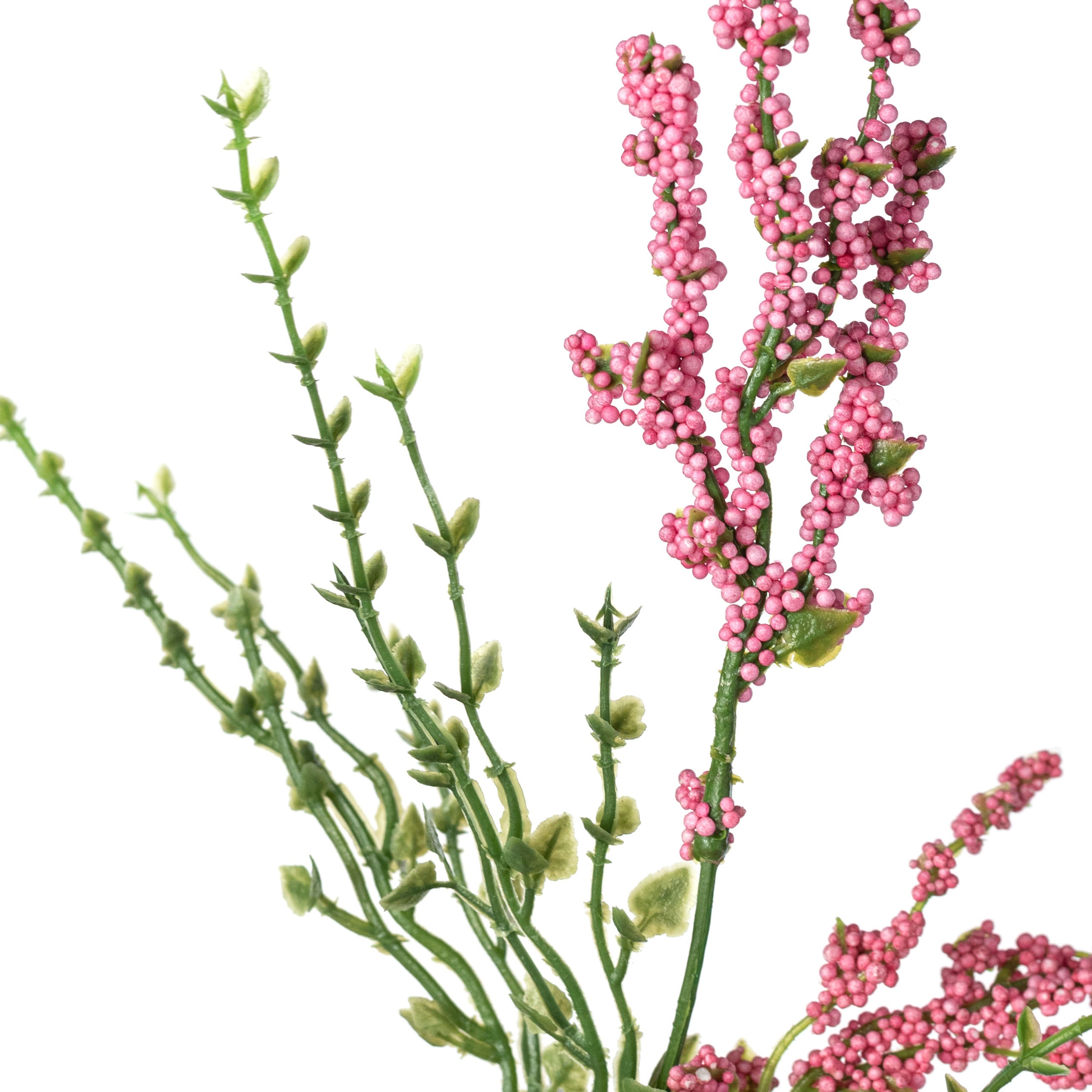 21" Erica Bush Seeded Heather: Pink (12 Stem)